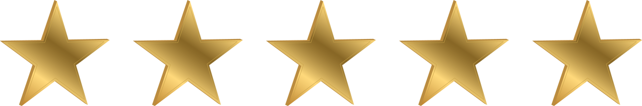 Five Stars Rating Icon